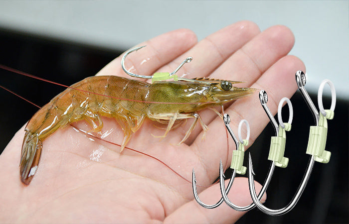 Luminous Live Shrimp Hooks